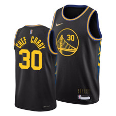 Stephen Curry Warriors 2022 Chef Curry Black #30 2022 Champions Jersey Nickname Diamond Edition