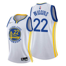 Women Golden State Warriors Andrew Wiggins Association Edition White 2022 Champions Jersey