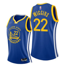 Women Golden State Warriors Andrew Wiggins Icon Edition Royal Jersey