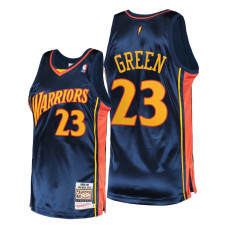 Warriors Draymond Green Hardwood Classics Authentic Navy 2022 Champions Jersey