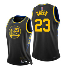 Women Golden State Warriors Draymond Green City Edition Black 2022 Champions Jersey