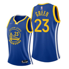 Women Golden State Warriors Draymond Green Icon Edition Royal 2022 Champions Jersey