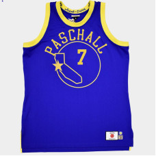 Golden State Warriors Eric Paschall Just Don X Mitchell Ness Royal Retro Jersey
