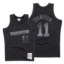 Warriors Klay Thompson Black Tonal 2022 Champions Jersey