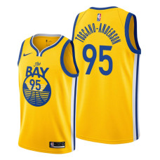 Juan Toscano-Anderson Golden State Warriors #95 Statement 2022 Champions Jersey - Gold