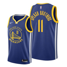 Klay Thompson Golden State Warriors #11 Splash Brothers 2022 Champions Jersey - Royal