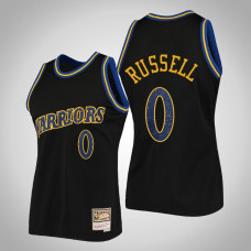 Warriors D'Angelo Russell #0 Black Rings Collection Swingman Mitchell & Ness 2022 Champions Jersey