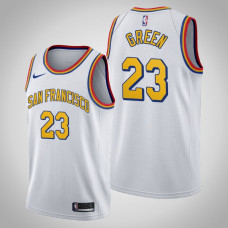 Golden State Warriors Draymond Green #23 White Season Classic San Francisco 2022 Champions Jersey
