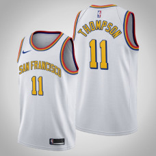 Golden State Warriors Klay Thompson #11 White Season Classic San Francisco 2022 Champions Jersey