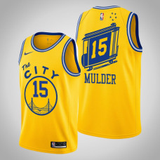 Warriors Mychal Mulder #15 Yellow Classic 2022 Champions Jersey Warriors Mychal Mulder #15 Yellow Classic 2022 Champions Jersey