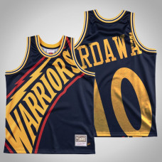 Men's Warriors Tim Hardaway #10 Navy Big Face Swingman Mitchell & Ness HWC 2022 Champions Jersey