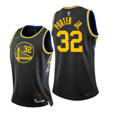 Women Golden State Warriors Otto Porter Jr. City Edition Black 2022 Champions Jersey