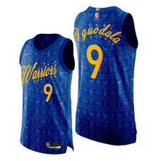 Andre Iguodala Warriors #9 Royal Christmas Night 2022 Champions Jersey