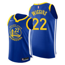 Warriors #22 Andrew Wiggins Royal 2020-21 Authentic Icon Edition Jersey New Season