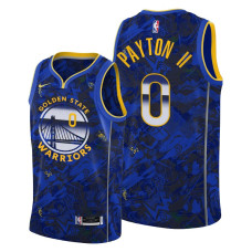 Golden State Warriors #0 Gary Payton II Royal Select Series Jersey Camo