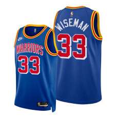 Golden State Warriors James Wiseman Classic Edition Royal Year Zero 2022 Champions Jersey