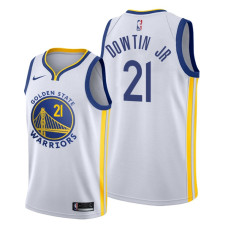 Jeff Dowtin Jr. #21 Golden State Warriors Association Edition White 2022 Champions Jersey