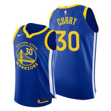 Warriors #30 Stephen Curry Royal 2020-21 Authentic Icon Edition Jersey New Season