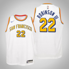 Youth Glenn Robinson III Golden State Warriors #22 Hardwood Classics White 2020 Season Jersey