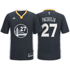 Golden State Warriors #27 Zaza Pachulia Gray Alternate Jersey