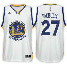Golden State Warriors #27 Zaza Pachulia White Home 2022 Champions Jersey