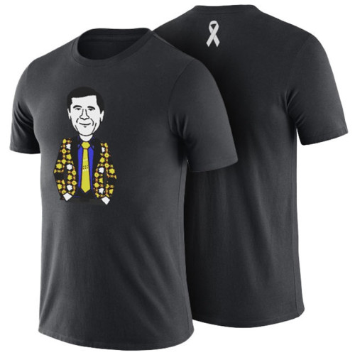 Golden State Warriors Black 2016 Craig Sager Strong Tribute T-Shirt Golden State Warriors Black 2016 Craig Sager Strong Tribute T-Shirt