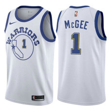 JaVale McGee Golden State Warriors #1 White Hardwood Classic 2022 Champions Jersey