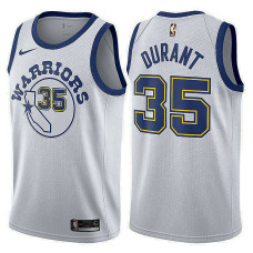 Golden State Warriors #35 Kevin Durant White Hardwood Classics 2022 Champions Jersey