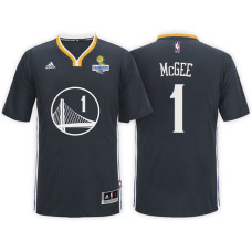 Golden State Warriors #1 JaVale McGee Black Champions Jersey