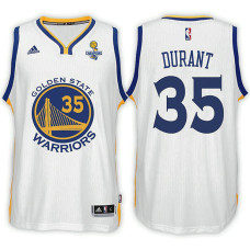 Kevin Durant Golden State Warriors Champions Patch 2022 Champions Jersey White