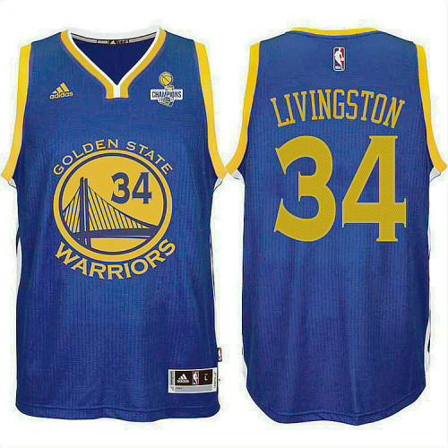 Shaun Livingston Golden State Warriors 2017 Champions Patch Jersey Royal Shaun Livingston Golden State Warriors 2017 Champions Patch Jersey Royal