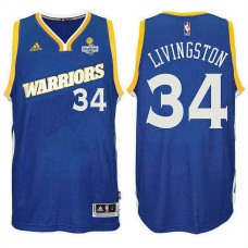 Golden State Warriors #34 Shaun Livingston Crossover Champions 2022 Champions Jersey