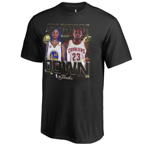 2017 Finals Cavaliers vs Golden State Warriors Bound Dueling Player Match Up Black T-Shirt 2017 Finals Cavaliers vs Golden State Warriors Bound Dueling Player Match Up Black T-Shirt