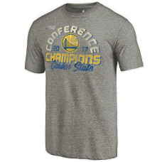 2017 Finals Golden State Warriors Fade Away Tri-Blend Gray T-Shirt