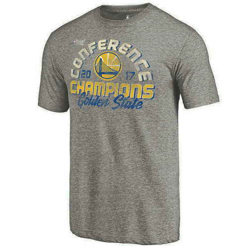 2017 Finals Golden State Warriors Fade Away Tri-Blend Gray T-Shirt 2017 Finals Golden State Warriors Fade Away Tri-Blend Gray T-Shirt