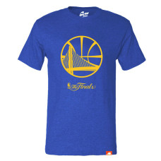 2017 Finals Golden State Warriors Partial Logo Comfy Tri-blend Royal T-Shirt