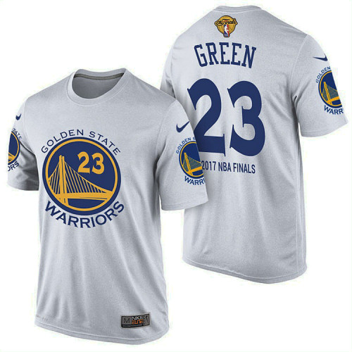 Golden State Warriors #23 Draymond Green White Finals T-Shirt Golden State Warriors #23 Draymond Green White Finals T-Shirt