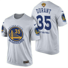 Golden State Warriors #35 Kevin Durant White Finals T-Shirt