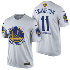 Golden State Warriors #11 Klay Thompson White Finals T-Shirt