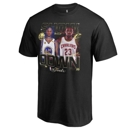 Youth 2017 Finals Cavaliers vs Golden State Warriors Bound Dueling Player Match Up Black T-Shirt Youth 2017 Finals Cavaliers vs Golden State Warriors Bound Dueling Player Match Up Black T-Shirt
