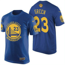Golden State Warriors #23 Draymond Green Blue Finals T-Shirt Golden State Warriors #23 Draymond Green Blue Finals T-Shirt