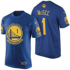Golden State Warriors #1 JaVale McGee Blue Finals T-Shirt Golden State Warriors #1 JaVale McGee Blue Finals T-Shirt