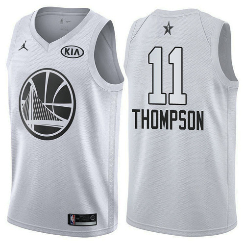Golden State Warriors #11 Klay Thompson White 2018 All-Star Jersey Golden State Warriors #11 Klay Thompson White 2018 All-Star Jersey