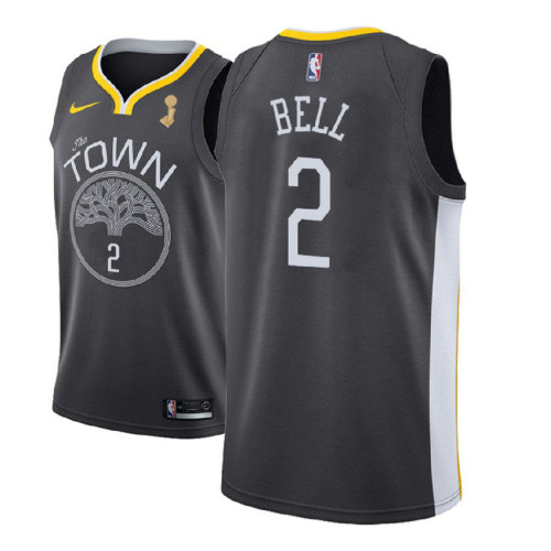 Jordan Bell Golden State Warriors Gray 2022 Champions Jersey Jordan Bell Golden State Warriors Gray 2022 Champions Jersey