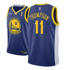 Golden State Warriors #11 Klay Thompson Blue Champions Jersey