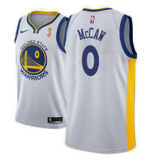 Golden State Warriors #0 Patrick McCaw White Champions Jersey