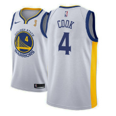 Golden State Warriors #4 Quinn Cook White Champions 2022 Champions Jersey