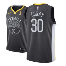 Golden State Warriors #30 Stephen Curry Gray Champions Jersey