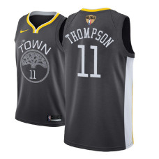 Golden State Warriors #11 Klay Thompson Gray Statement Jersey Golden State Warriors #11 Klay Thompson Gray Statement Jersey