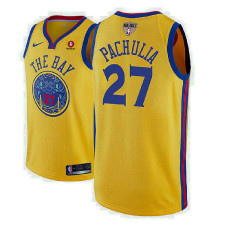 Golden State Warriors #27 Zaza Pachulia City 2022 Champions Jersey
